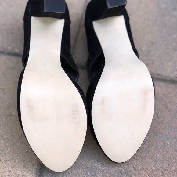 Banana Republic black suede heels - classy style - Picture 5 of 5